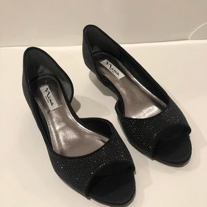 Nina New York open toe heels